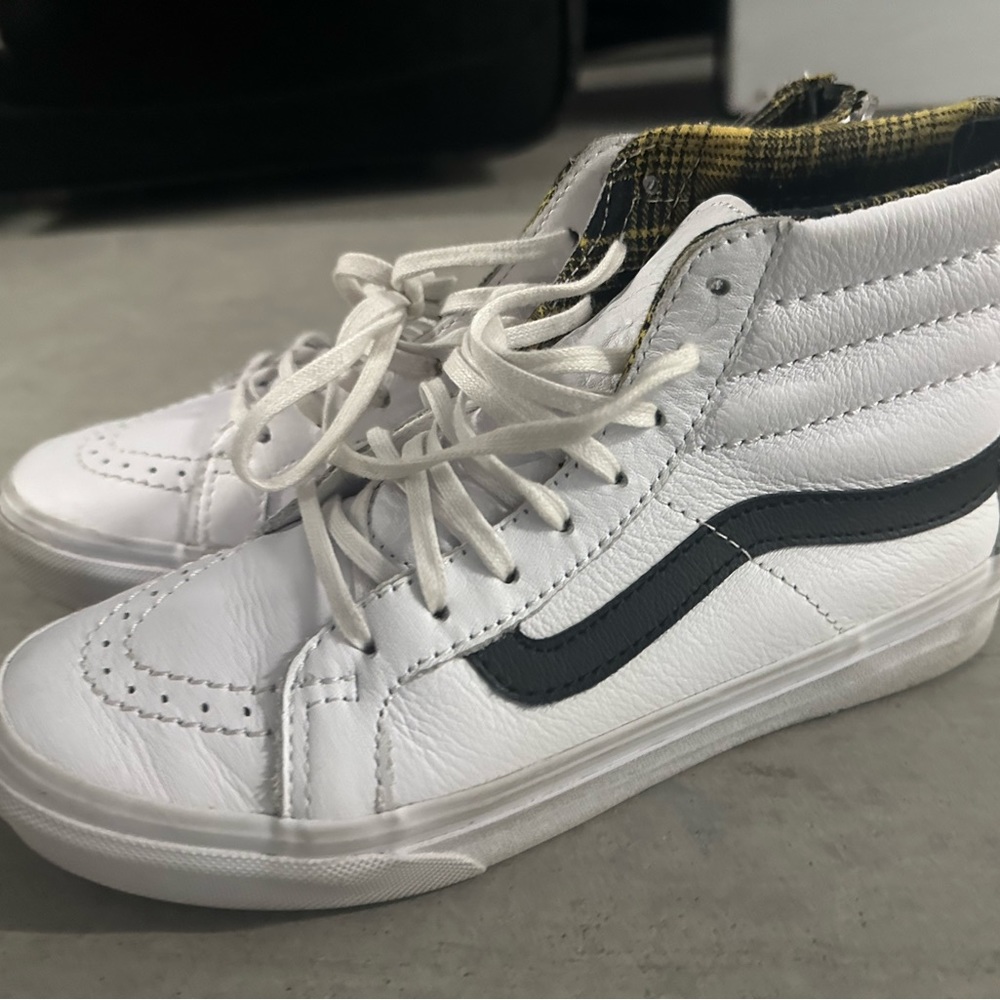 Vans White Sk8 His